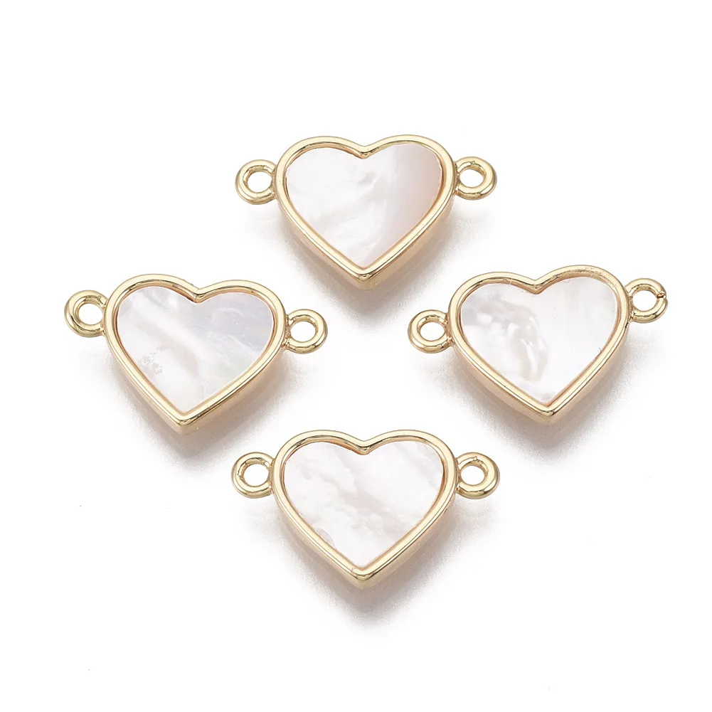 20pcs Freshwater Shell Connector Charms 18k Gold Plated Brass Links for Women Bracelet Necklace Jewelry DIY Accessories
20pcs Freshwater Shell Connector Charms 18k Gold Plated Brass Links for Women Bracelet Necklace Jewelry DIY Accessories