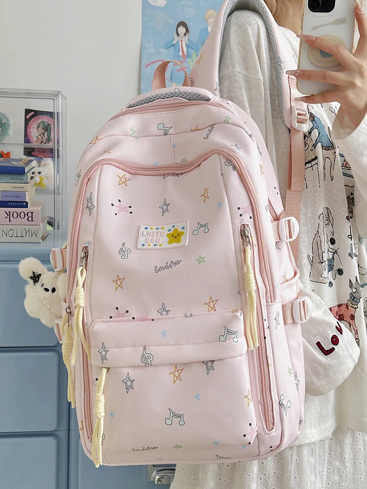 High Aesthetic Value Lightweight Large Capaci Cuter Bapa for High School And Junior High School Girls Dual oulder Bag
High Aesthetic Value Lightweight Large Capaci Cuter Bapa for High School And Junior High School Girls Dual oulder Bag