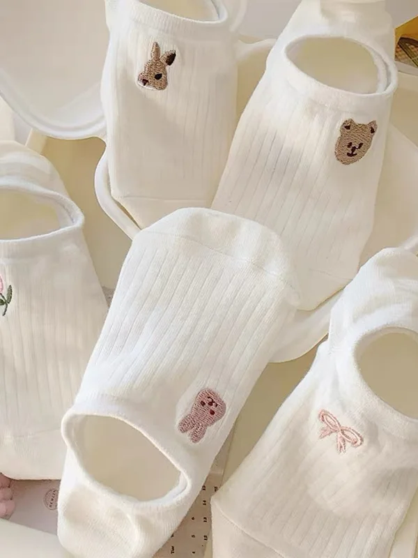 Spring Summer White Invisible Women's ort Sos Thin Breathable Slip-On Cute Japanese Sle Student Faionable Boat Sos
Spring Summer White Invisible Women's ort Sos Thin Breathable Slip-On Cute Japanese Sle Student Faionable Boat Sos