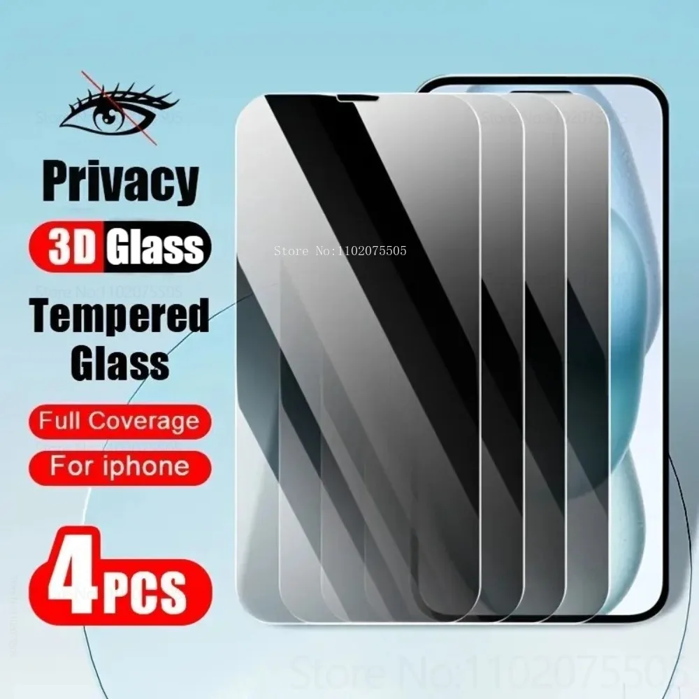 4Pcs Privacy Tempered Glass for IPhone 17 Air 14 15 Promax 13 Pro 12Mini Anti-Spy Screen Protector 17 Promax 16 Plus Bubble-Free
4Pcs Privacy Tempered Glass for IPhone 17 Air 14 15 Promax 13 Pro 12Mini Anti-Spy Screen Protector 17 Promax 16 Plus Bubble-Free