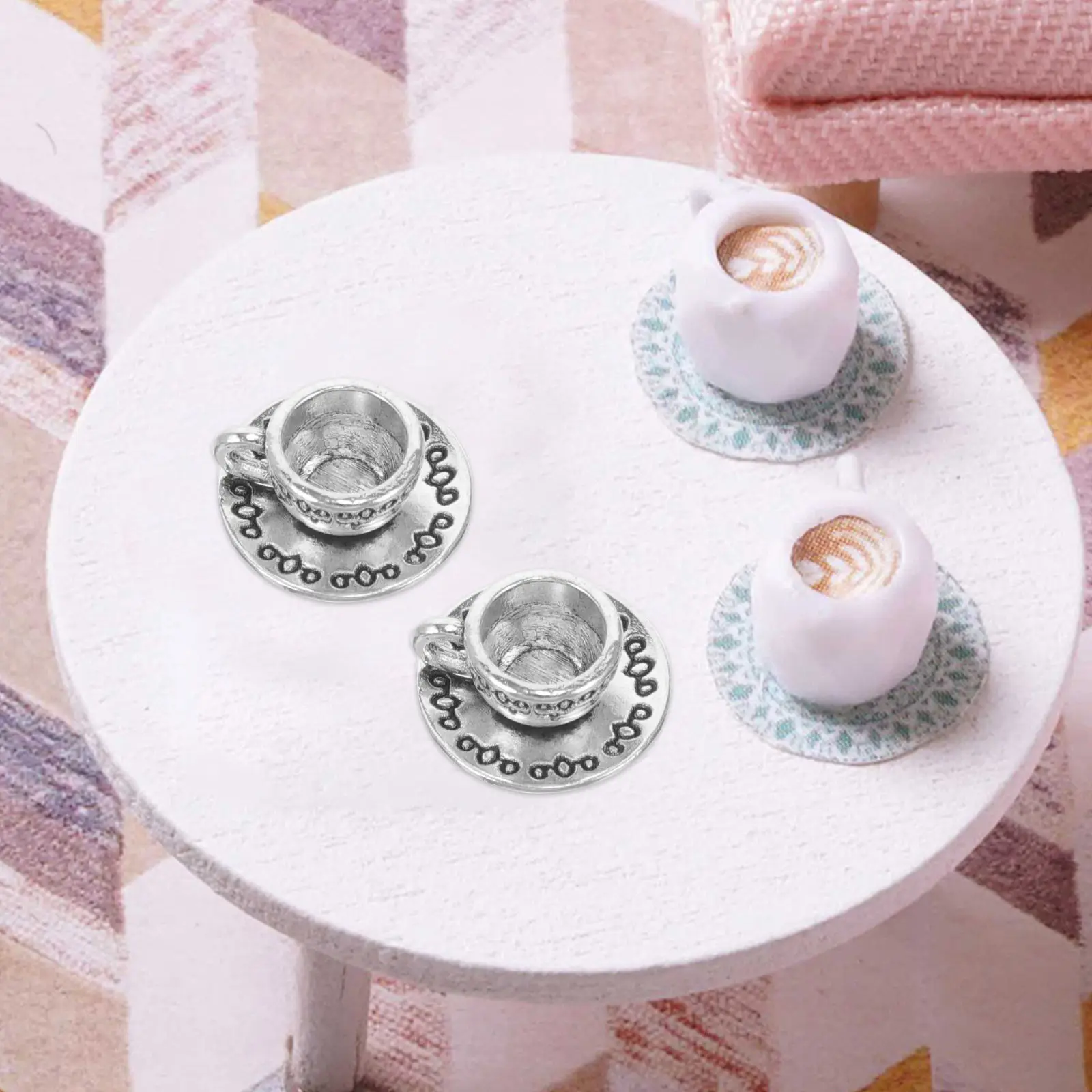 1Set Miniature Metal Tea Set Realistic Tiny Teapot and Cups for Dollhouse Miniature Decor DIY Micro Landscape Display Photo Prop
1Set Miniature Metal Tea Set Realistic Tiny Teapot and Cups for Dollhouse Miniature Decor DIY Micro Landscape Display Photo Prop