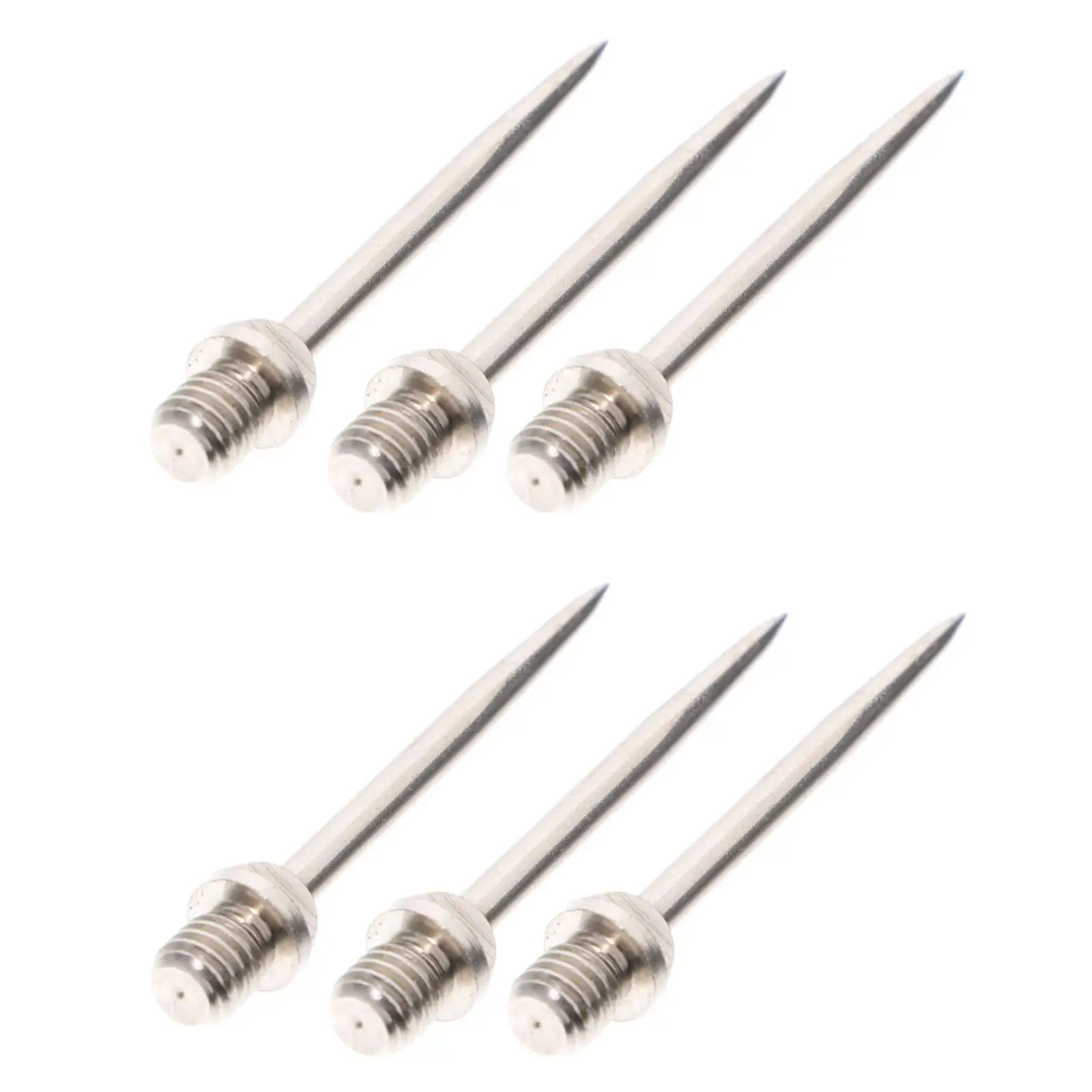 6 Pcs Tips Points Silver Color Smooth Durable Sports Needles Flight Heads Portable Practical Replacement
6 Pcs Tips Points Silver Color Smooth Durable Sports Needles Flight Heads Portable Practical Replacement