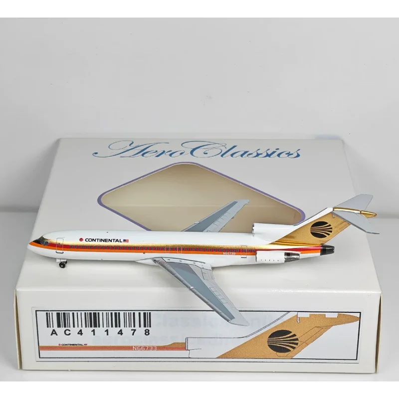 AeroClassics 1/400 Scale American Continental Airlines B727-200 N6673 Die-cast Alloy Aircraft Model Collectible Decorative Gift
AeroClassics 1/400 Scale American Continental Airlines B727-200 N6673 Die-cast Alloy Aircraft Model Collectible Decorative Gift