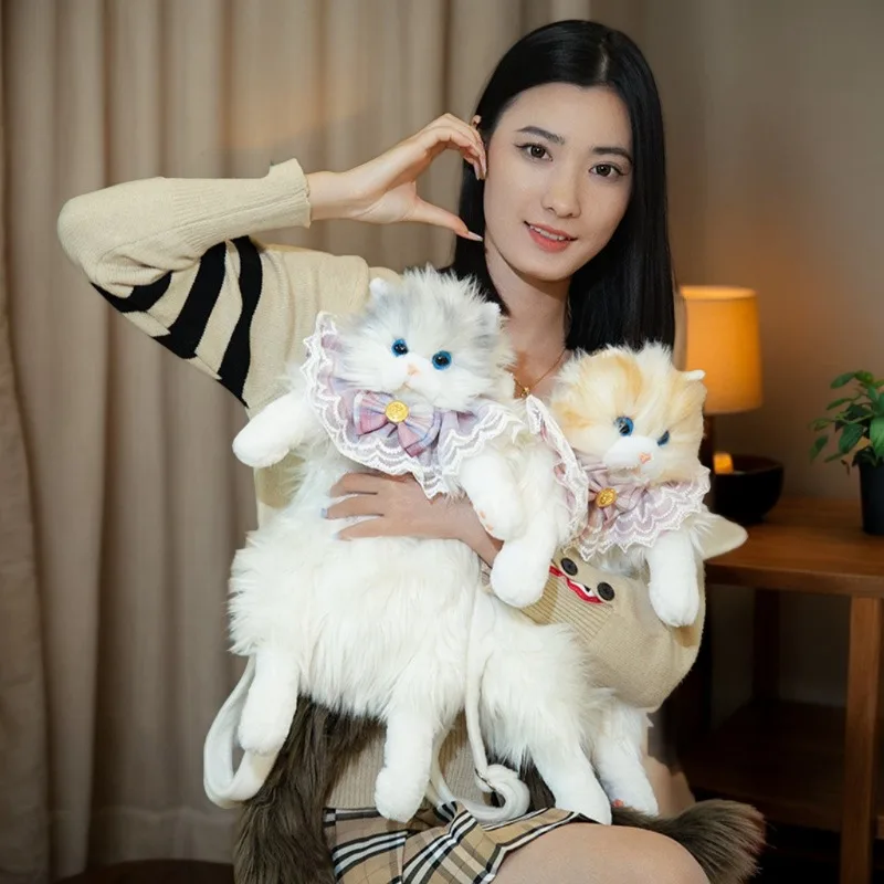 Simulation Plush CAT Backpack For Boys Girls Kids Children SchoolBag Cute Cartoon School Bags Kindergarten Preschool Baby Bag
Simulation Plush CAT Backpack For Boys Girls Kids Children SchoolBag Cute Cartoon School Bags Kindergarten Preschool Baby Bag