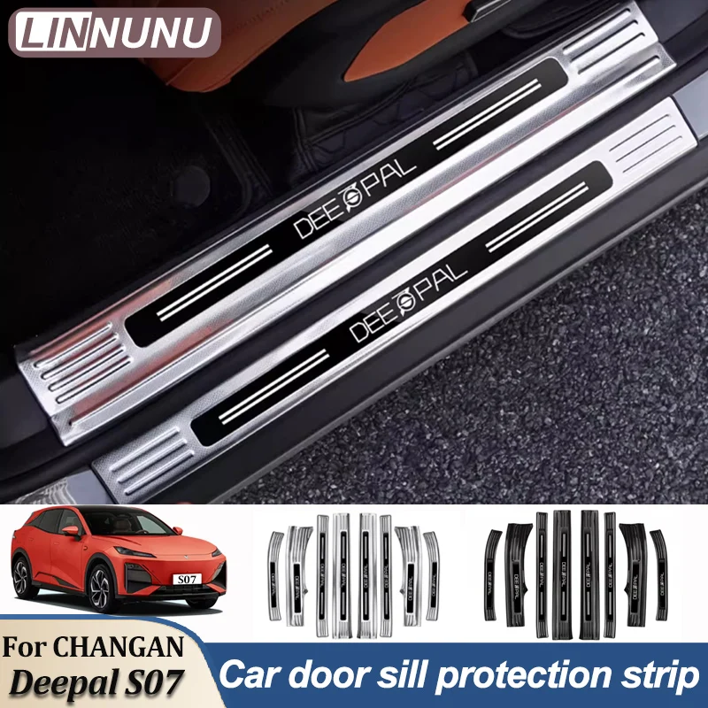 Linnunu 8 шт. для Changan Deepal S07 2024 2025 из нержавеющей стали, накладка на порог автомобиля, защитная накладка на порог, аксессуары
Linnunu 8 шт. для Changan Deepal S07 2024 2025 из нержавеющей стали, накладка на порог автомобиля, защитная накладка на порог, аксессуары