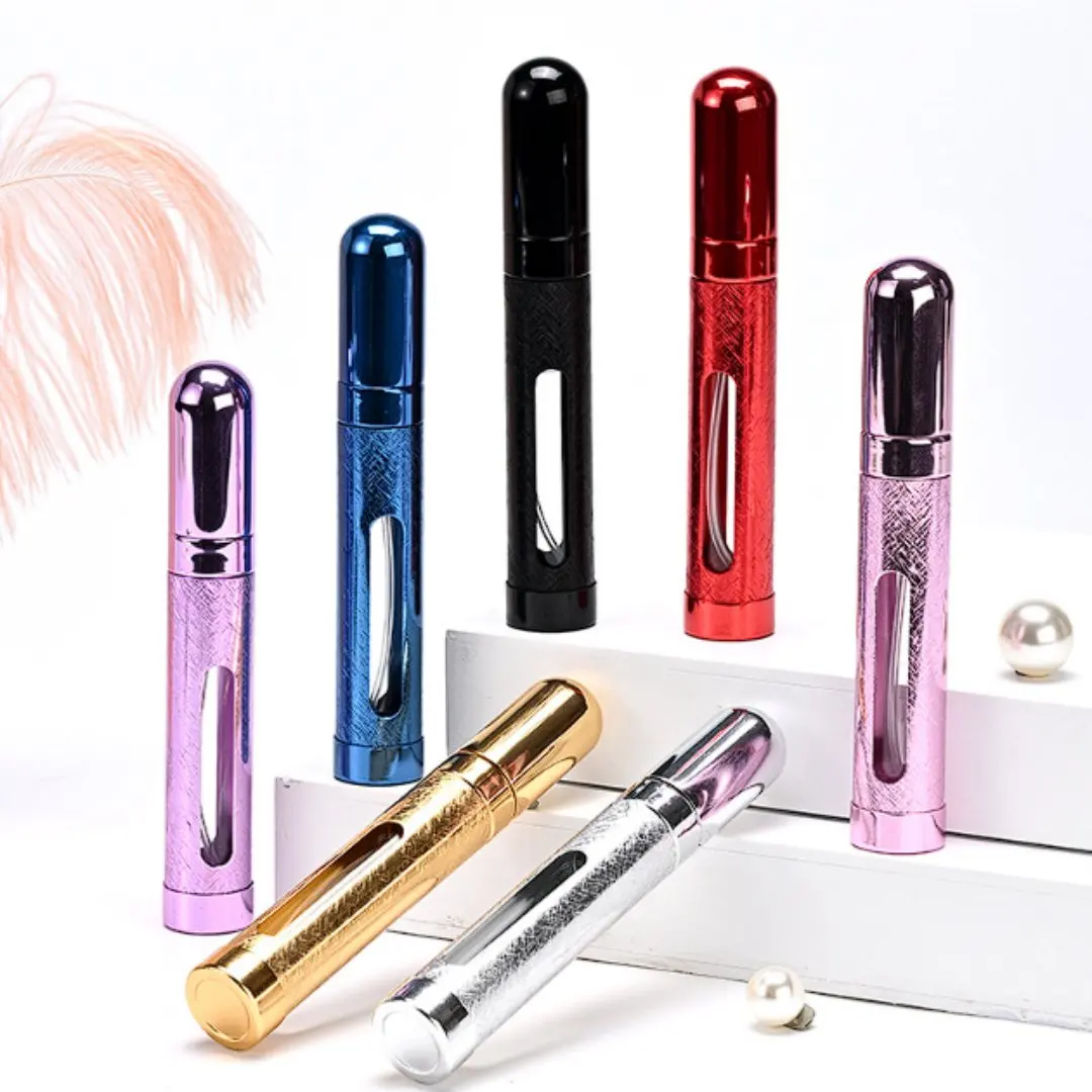 12x 6ML 12ML Travel Refillable Aluminum Perfume bottles 12cc Brushed bullet shape sprayer Cosmetic bottle with window
12x 6ML 12ML Travel Refillable Aluminum Perfume bottles 12cc Brushed bullet shape sprayer Cosmetic bottle with window