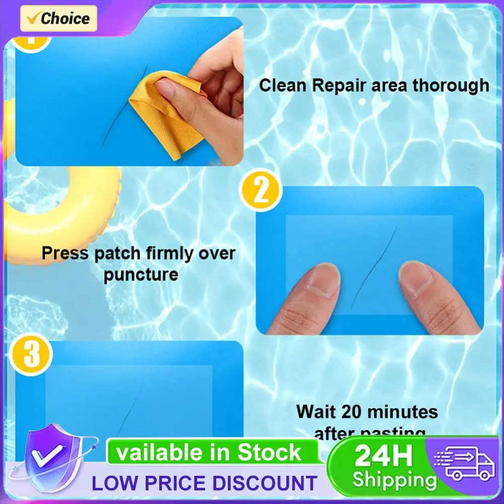 Waterproof Repairing Patch for Inflatable Products Pool Swimming Ring Air Bed
Waterproof Repairing Patch for Inflatable Products Pool Swimming Ring Air Bed