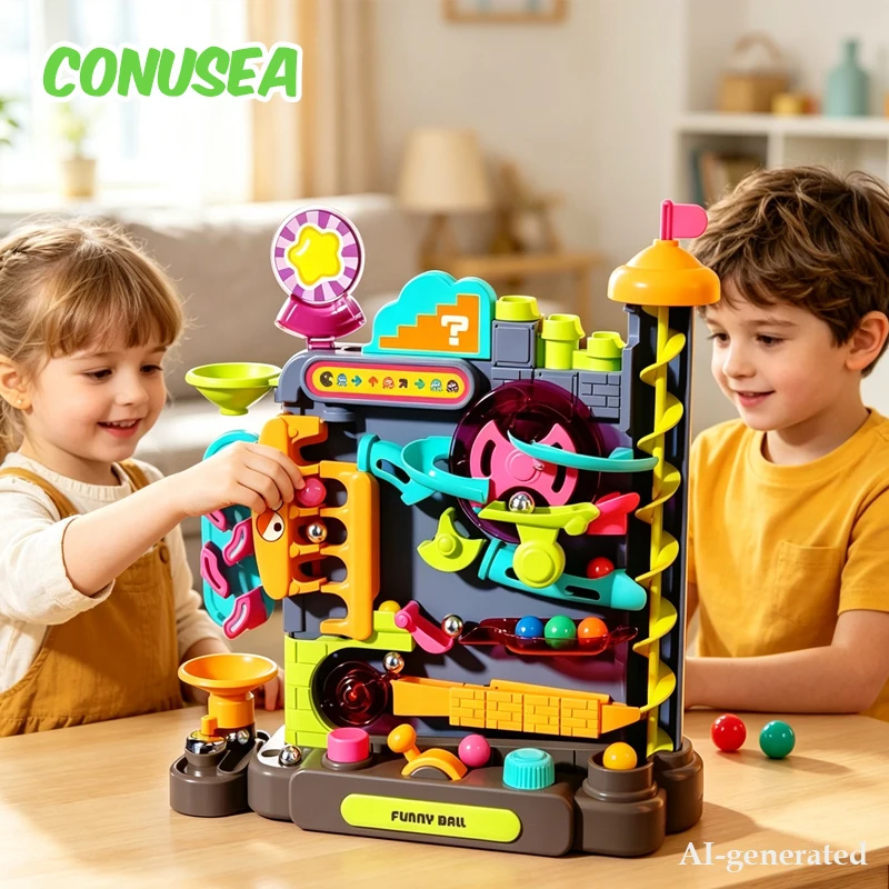 Marble Run Ball Track Building Toy Interactive Crazy Maze Ball Game Educational Puzzle Montessori Play Set For Kids Boys Girls
Marble Run Ball Track Building Toy Interactive Crazy Maze Ball Game Educational Puzzle Montessori Play Set For Kids Boys Girls