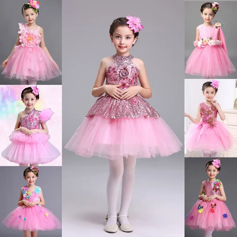 New dance costumes, floral sequin dresses, children's pink princess dresses, fluffy gauze dresses, girls' performance costumes
New dance costumes, floral sequin dresses, children's pink princess dresses, fluffy gauze dresses, girls' performance costumes
