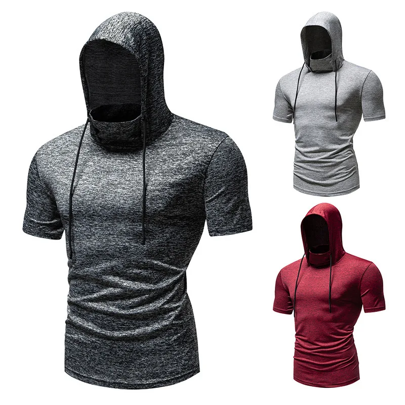 2024 Summer Men's New European Fashion Fitness Running Cycling Hooded Short Sleeved T-shirt for Men
2024 Summer Men's New European Fashion Fitness Running Cycling Hooded Short Sleeved T-shirt for Men