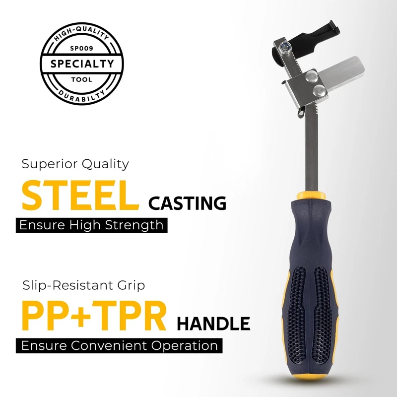 SP009 Shaft Type Seal Puller, Universal Seal Removal Tool for Camshaft and Crankshaft Seals with Adjustable Locking Fulcrum
SP009 Shaft Type Seal Puller, Universal Seal Removal Tool for Camshaft and Crankshaft Seals with Adjustable Locking Fulcrum
