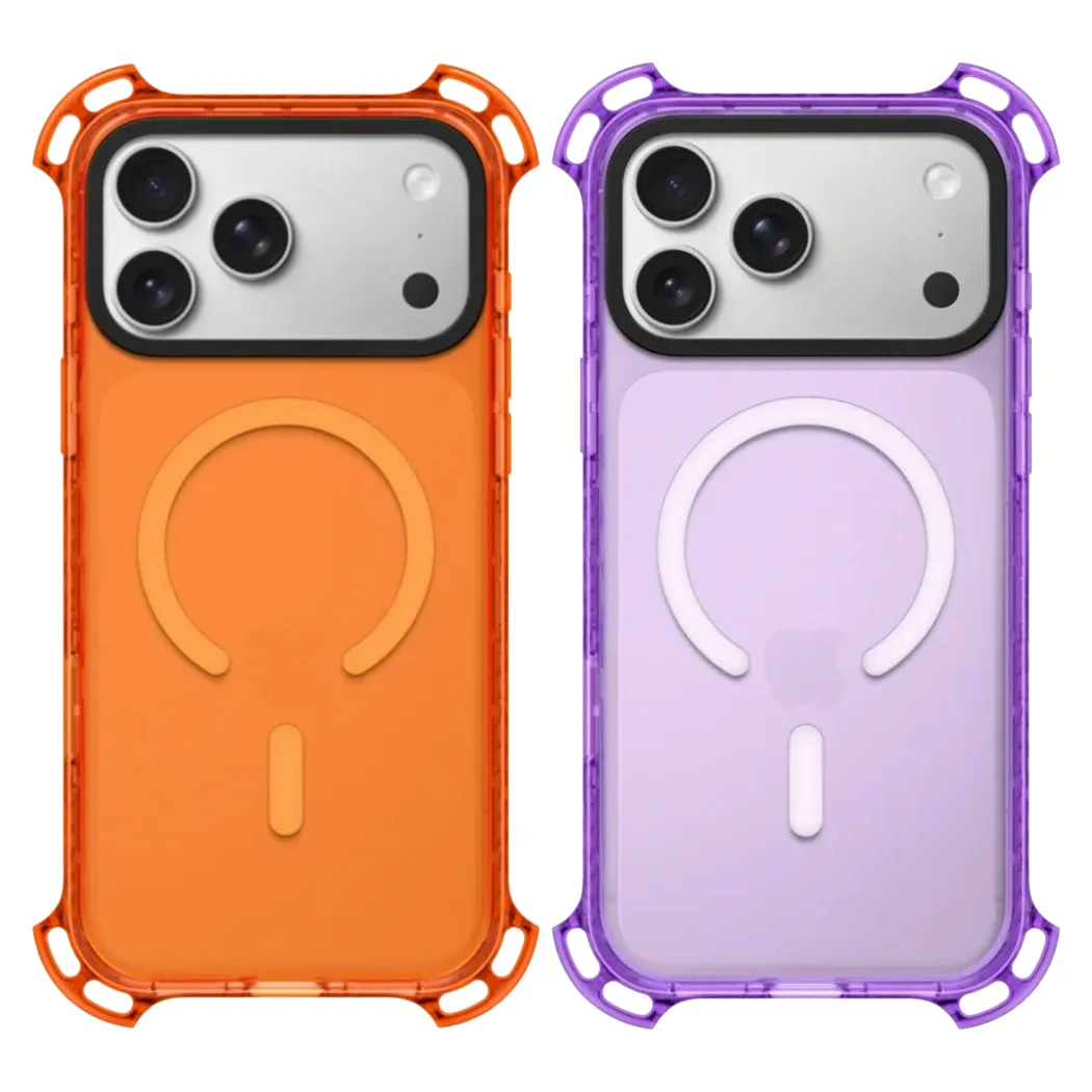 Orange Purple 4 Corner Bumper Protective Magnetic Case: Compatible with IPhone 17 16 15 14 Pro Max 17Pro
Orange Purple 4 Corner Bumper Protective Magnetic Case: Compatible with IPhone 17 16 15 14 Pro Max 17Pro