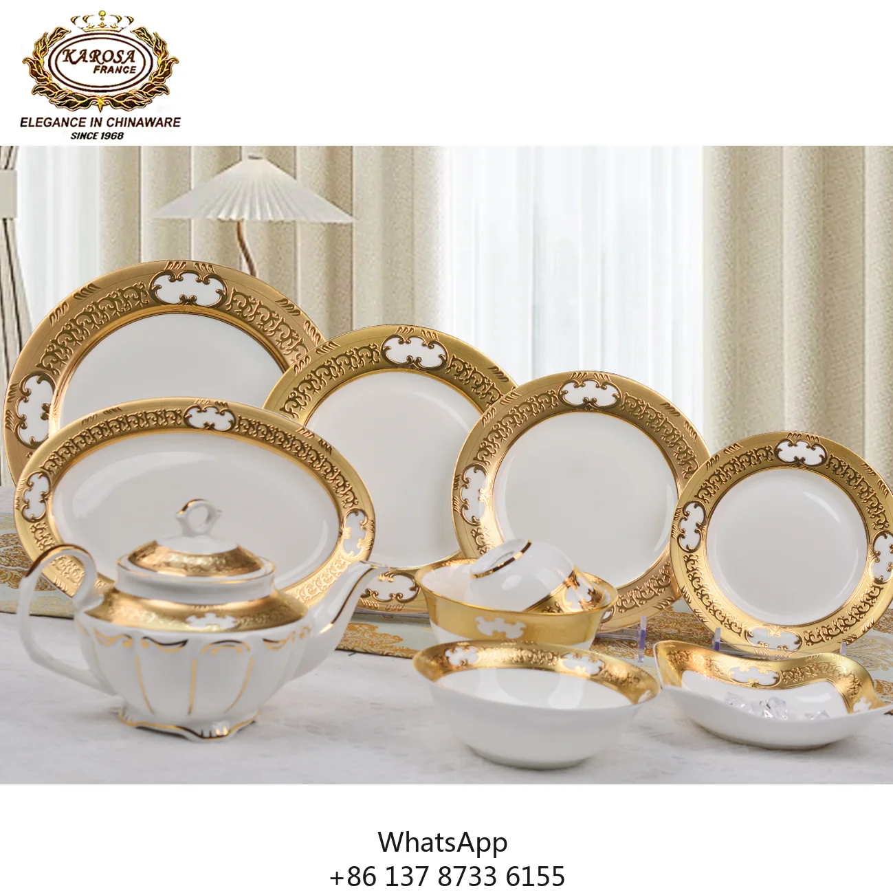 98pcs Porcelain Bone China Crockery Ceramic Vintage Gold Dinner Plates Table Set Sets Wholesale Luxury Modern
98pcs Porcelain Bone China Crockery Ceramic Vintage Gold Dinner Plates Table Set Sets Wholesale Luxury Modern