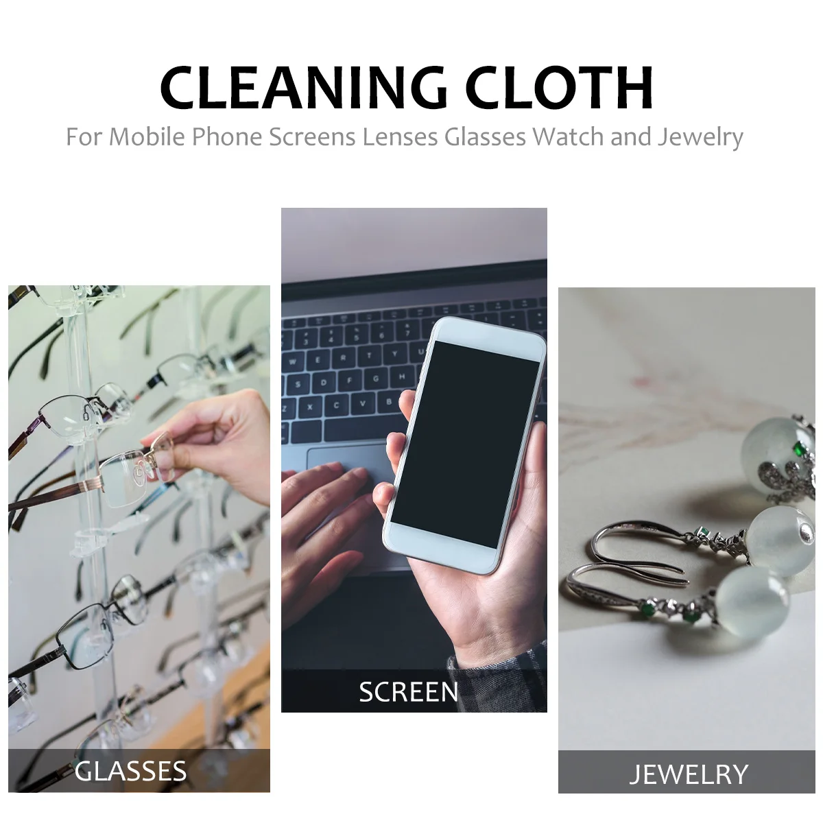 32pcs Microfiber Cleaning Cloths Soft Reusable Dirt Oil Stains Glasses Lens Jewelry Watch Phone Screen Cloth Wipes
32pcs Microfiber Cleaning Cloths Soft Reusable Dirt Oil Stains Glasses Lens Jewelry Watch Phone Screen Cloth Wipes