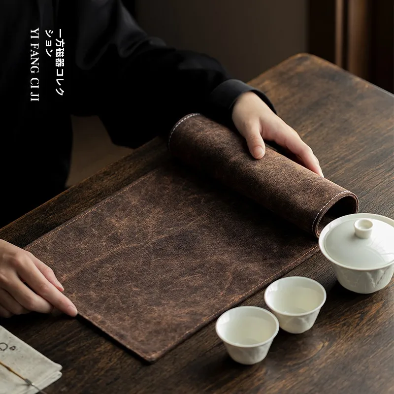 Retro Waed Linen Dry Fong Tea Ceremony Mat Chinese Zen Table Flag Simple Tea Table Heat Insulation Pad Double-Sided
Retro Waed Linen Dry Fong Tea Ceremony Mat Chinese Zen Table Flag Simple Tea Table Heat Insulation Pad Double-Sided