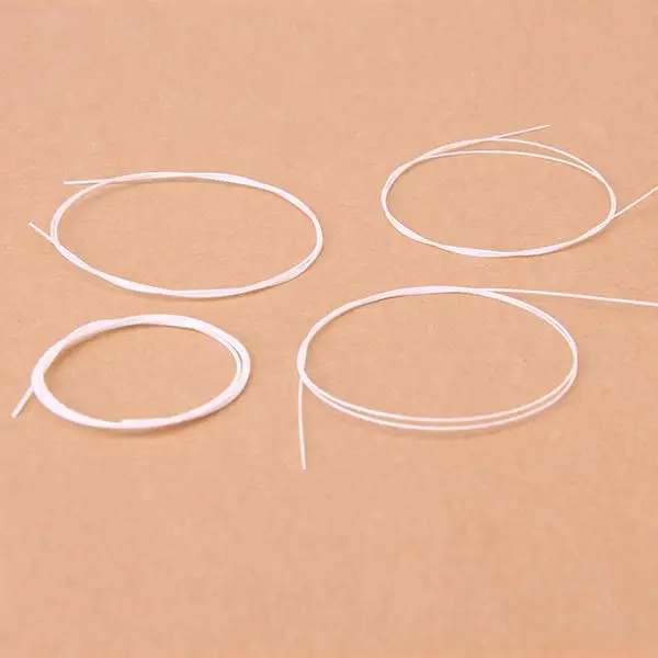 Nylon Ukulele String Set White 4pcs Durable Plastic Accessory Pack for Ukulele Repair and Replacement
Nylon Ukulele String Set White 4pcs Durable Plastic Accessory Pack for Ukulele Repair and Replacement