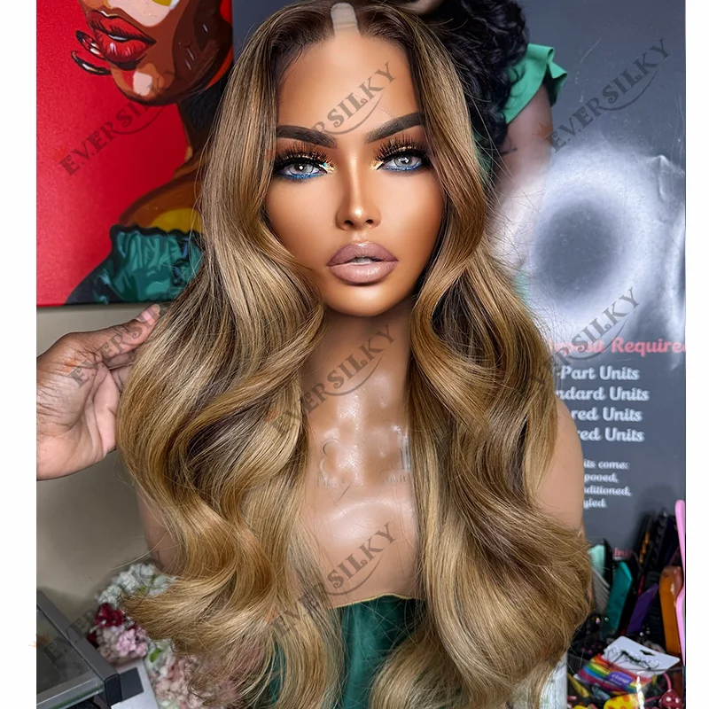 Light Honey Blonde Body Wave Natural Human Hair 1x4 Size Middle V Part Wigs Ombre Brown Roots U Part Wigs Easy Wear Full Ends
Light Honey Blonde Body Wave Natural Human Hair 1x4 Size Middle V Part Wigs Ombre Brown Roots U Part Wigs Easy Wear Full Ends