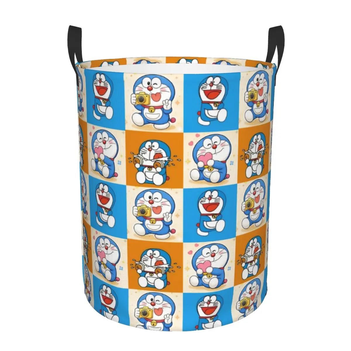 D-Doraemon Anime Checkered Plaid Laundry Basket Collapsible Robot Cat Clothes Hamper for Household Clothes Storage Bag
D-Doraemon Anime Checkered Plaid Laundry Basket Collapsible Robot Cat Clothes Hamper for Household Clothes Storage Bag