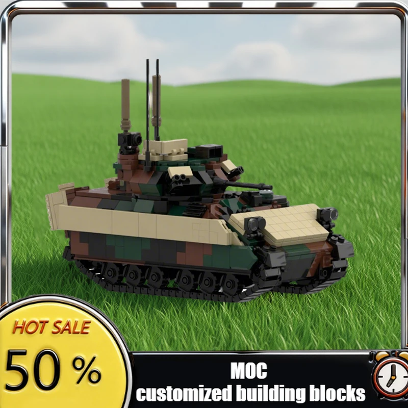 Набор для сборки танка M2 Bradley Woodland (960 деталей) с BUSK MOC, модульный конструктор, популярная простая сборная модель для мальчиков, подарок
Набор для сборки танка M2 Bradley Woodland (960 деталей) с BUSK MOC, модульный конструктор, популярная простая сборная модель для мальчиков, подарок