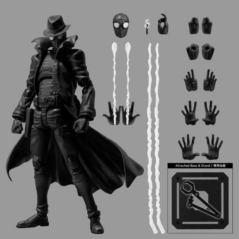 Sentinel Spider Verse Spider Man Noir Action Figure Articulated Collectible Model Multiple Replacement Hands For Adult Collector
Sentinel Spider Verse Spider Man Noir Action Figure Articulated Collectible Model Multiple Replacement Hands For Adult Collector