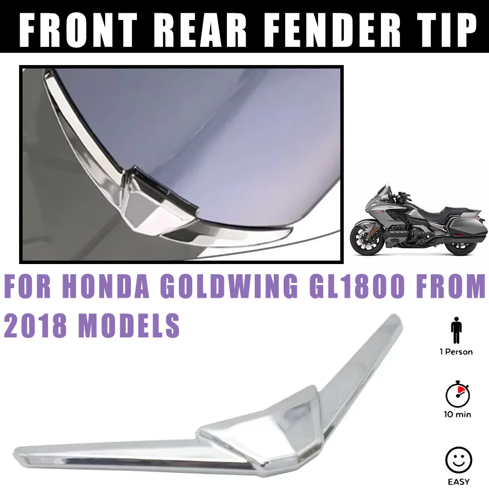 NEW Motorcycle Front Rear Fender Tip Trim Case For Honda Goldwing 1800 GL1800 F6B Gold wing GL 1800 2018 2019 2020 2021 Chrome
NEW Motorcycle Front Rear Fender Tip Trim Case For Honda Goldwing 1800 GL1800 F6B Gold wing GL 1800 2018 2019 2020 2021 Chrome