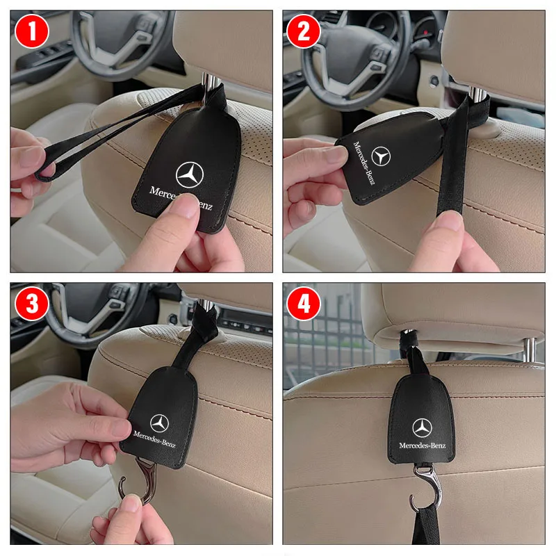 Leather Car Seat Back Hooks Portable Hanging Bag Rack Stickers For Mercedes-Benz W213 W212 W220 W221 W222 W108 W126 W140 W168
Leather Car Seat Back Hooks Portable Hanging Bag Rack Stickers For Mercedes-Benz W213 W212 W220 W221 W222 W108 W126 W140 W168