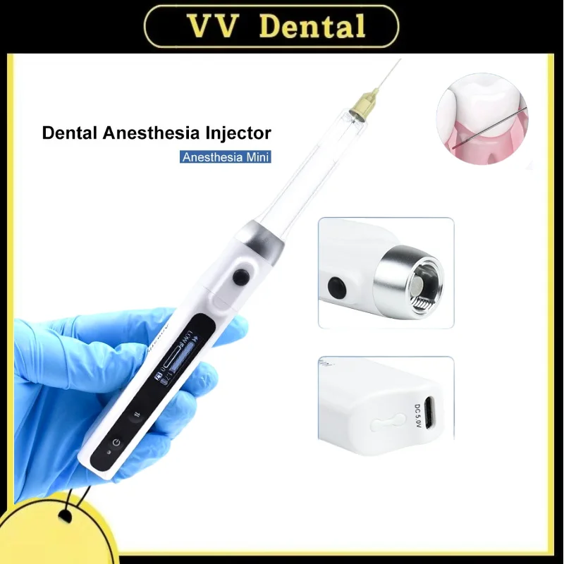 Smart Dental Injector 3 Modes Touch Screen | Auto Backflow Control, Wireless Anesthesia Aid
Smart Dental Injector 3 Modes Touch Screen | Auto Backflow Control, Wireless Anesthesia Aid