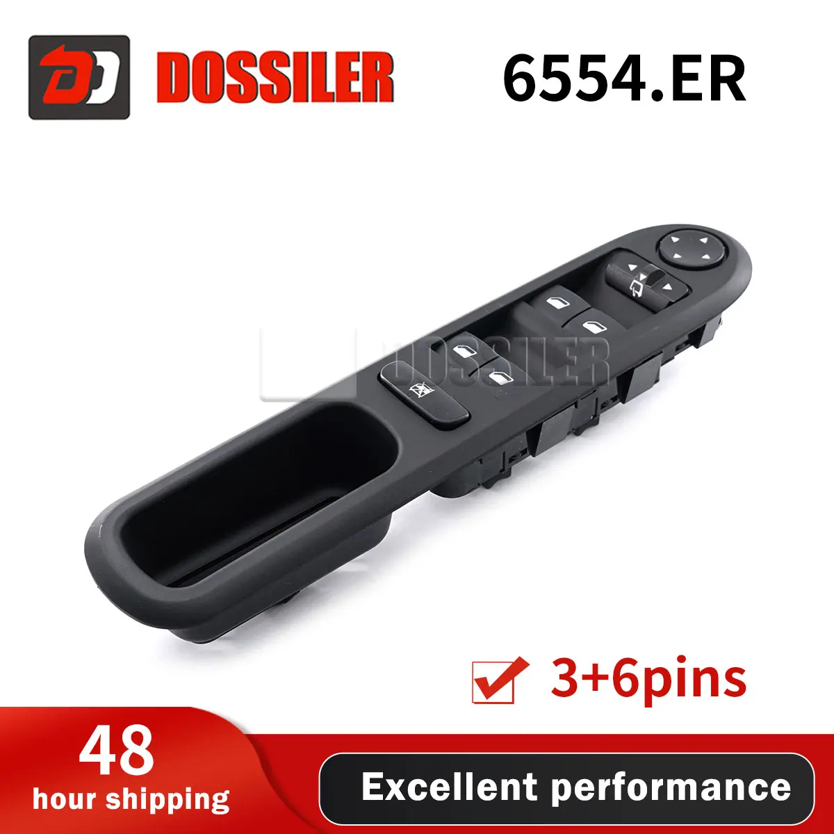 6554.ER Dossiler New Front Left Driver Side Master Window Lift Control Switch Button for Peugeot 407 2004-2010 6554ER 96468704XT
6554.ER Dossiler New Front Left Driver Side Master Window Lift Control Switch Button for Peugeot 407 2004-2010 6554ER 96468704XT