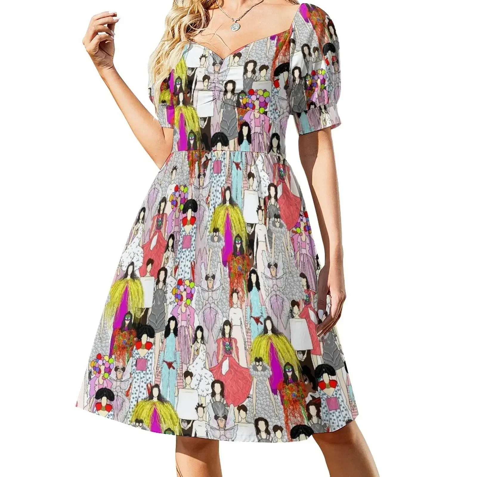Bjork-A-thon Short-Sleeved Dress women dress women's summer dresses 2025 womens clothing summer dresses women 2025 Dress
Bjork-A-thon Short-Sleeved Dress women dress women's summer dresses 2025 womens clothing summer dresses women 2025 Dress