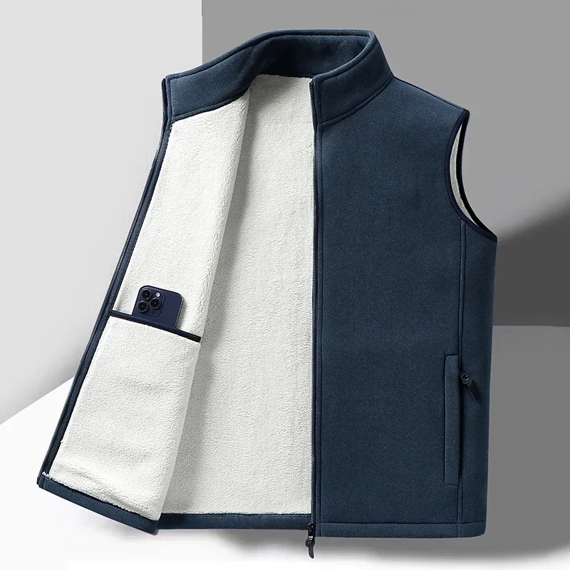 Male New Plus Size Men Vest Jackets Sleeveless Men Autumn Winter Warm Velvet Waistcoat Mens Spring Casual Fashion Vest Jackets
Male New Plus Size Men Vest Jackets Sleeveless Men Autumn Winter Warm Velvet Waistcoat Mens Spring Casual Fashion Vest Jackets