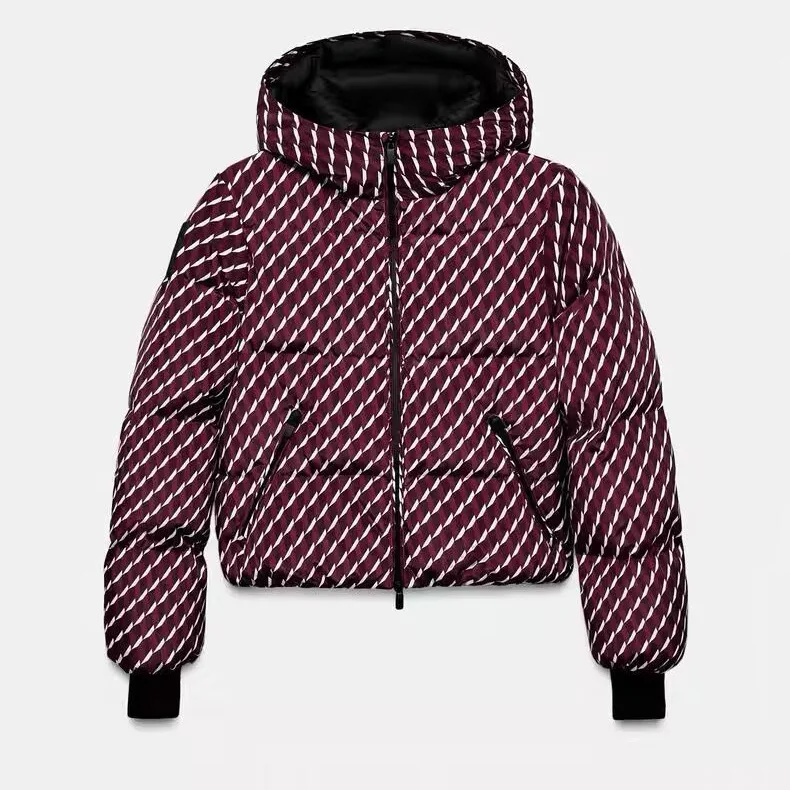 Women's Fashion Casual Ski Series Hooded Cotton Jacket With Belt Monogram Print Jacket With Hood Zip Up Winter Warm Coat 1JUZ
Women's Fashion Casual Ski Series Hooded Cotton Jacket With Belt Monogram Print Jacket With Hood Zip Up Winter Warm Coat 1JUZ