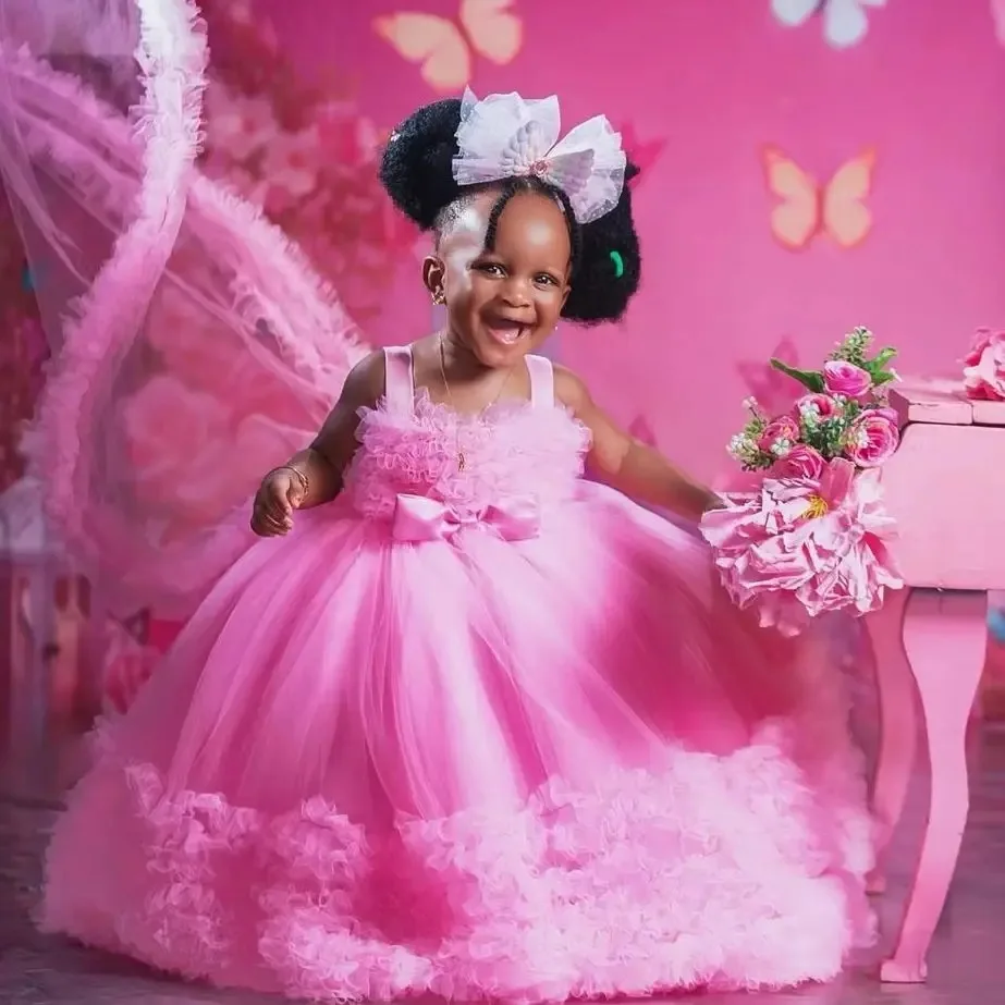 Pink Flower Girl Dress For Wedding with Bow Sleeveless Girl Kids Birthday Party Floor Length First Communion Gowns Customized
Pink Flower Girl Dress For Wedding with Bow Sleeveless Girl Kids Birthday Party Floor Length First Communion Gowns Customized
