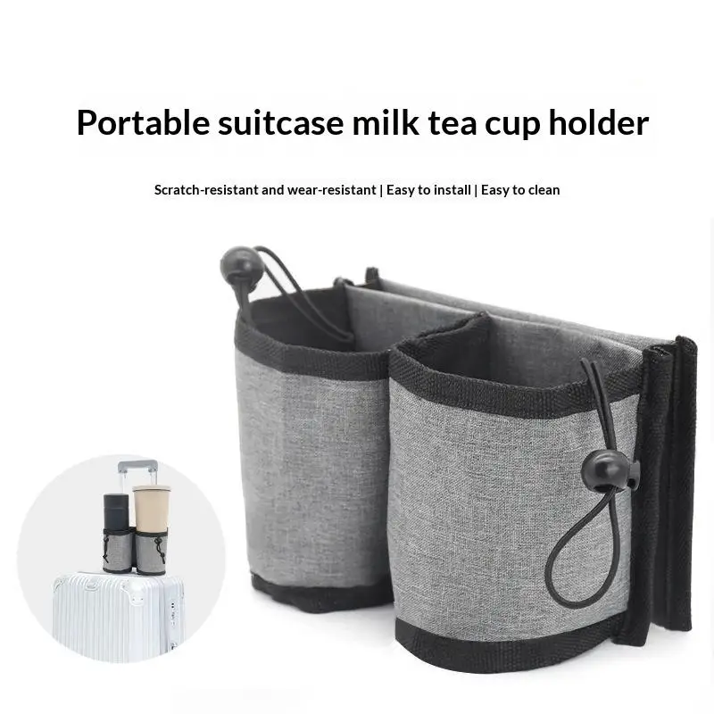1pc Travel Luggage Cup Holder Durable Free Hand Suitcase Drink Bag Travel Milk Tea Coffee Mugs Holder Fits All Suitcase Handles
1pc Travel Luggage Cup Holder Durable Free Hand Suitcase Drink Bag Travel Milk Tea Coffee Mugs Holder Fits All Suitcase Handles