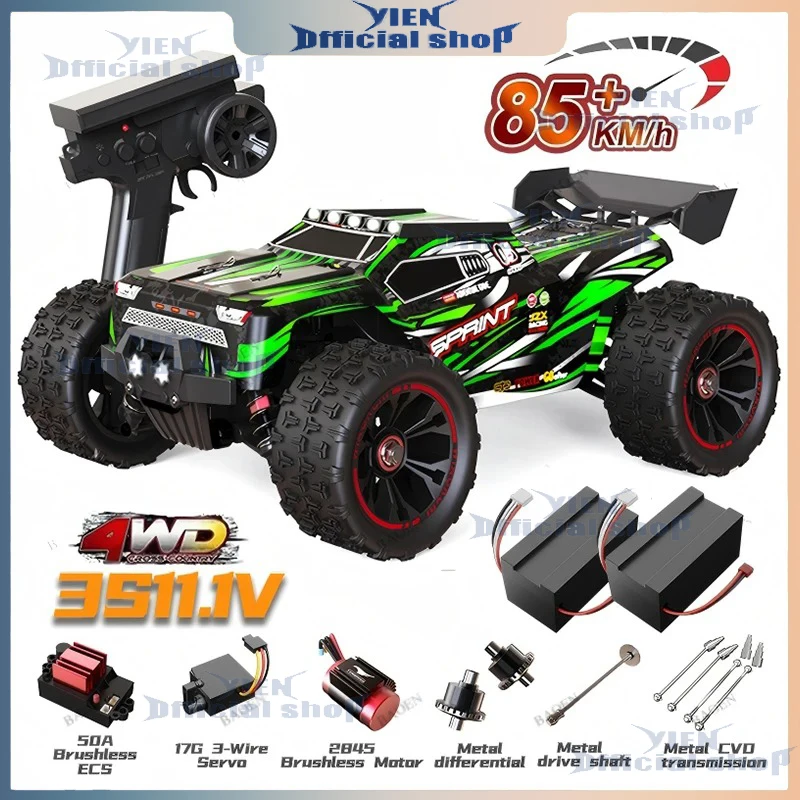 SCY9522PRO 85KM/H High Speed RC Car Brushless 4WD Off-Road Drift Remote Control Car 1:16 Professional Racing Cars SCY9522 50KM/H
SCY9522PRO 85KM/H High Speed RC Car Brushless 4WD Off-Road Drift Remote Control Car 1:16 Professional Racing Cars SCY9522 50KM/H
