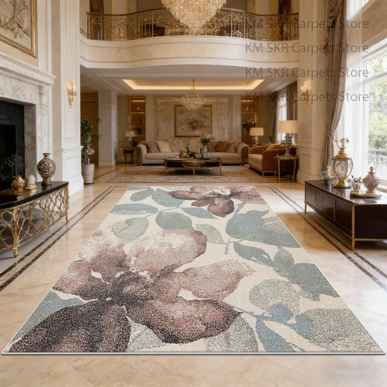 American Retro Floral Style Large Living Room Carpet Decoration Washable Non-slip Bedroom Rug Soft Fluffy Office Sofa Floor Mats
American Retro Floral Style Large Living Room Carpet Decoration Washable Non-slip Bedroom Rug Soft Fluffy Office Sofa Floor Mats