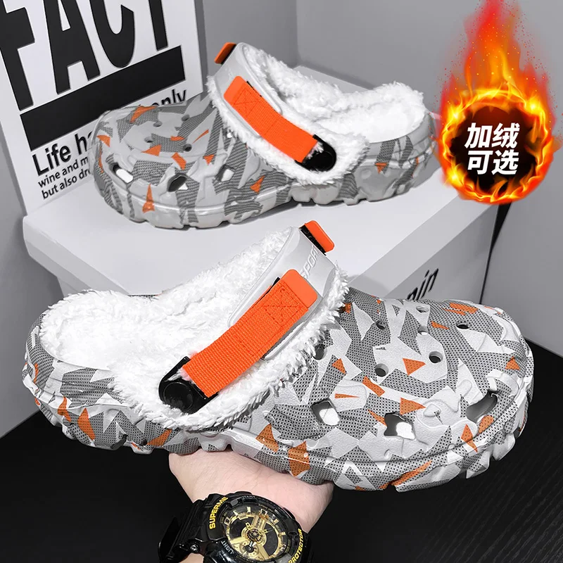Winter Men Clogs Warm Furry Slippers Removable Soft Home Cotton Shoe EVA Fluff Slides Casual Sandal Outdoor Plush Fur Clogs
Winter Men Clogs Warm Furry Slippers Removable Soft Home Cotton Shoe EVA Fluff Slides Casual Sandal Outdoor Plush Fur Clogs