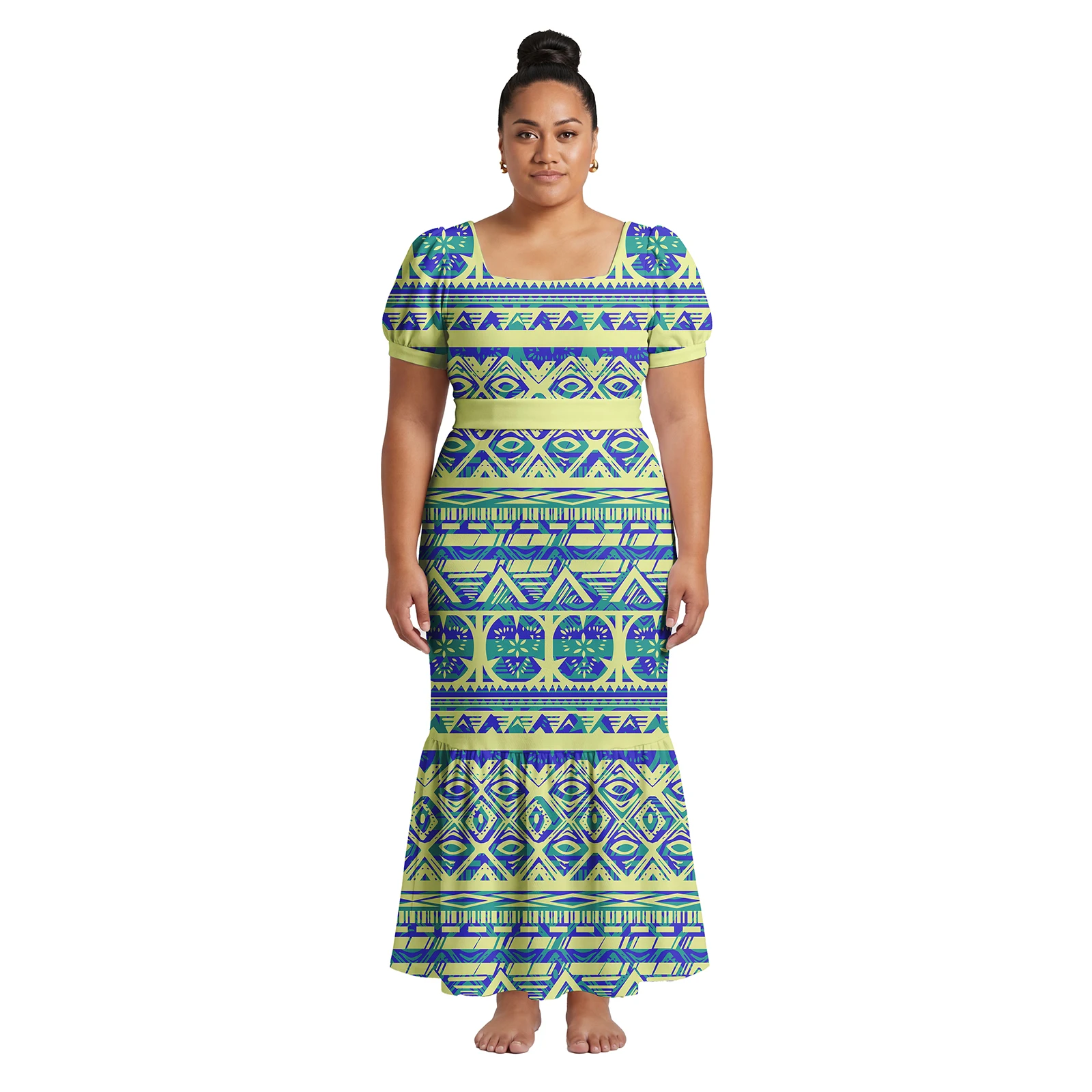 Hot Sale Holiday Women Plus Size Clothes Samoan Polynesian Mermaid Casual Dresses Lace-up Ladies Hawaiian Island Dress Custom
Hot Sale Holiday Women Plus Size Clothes Samoan Polynesian Mermaid Casual Dresses Lace-up Ladies Hawaiian Island Dress Custom