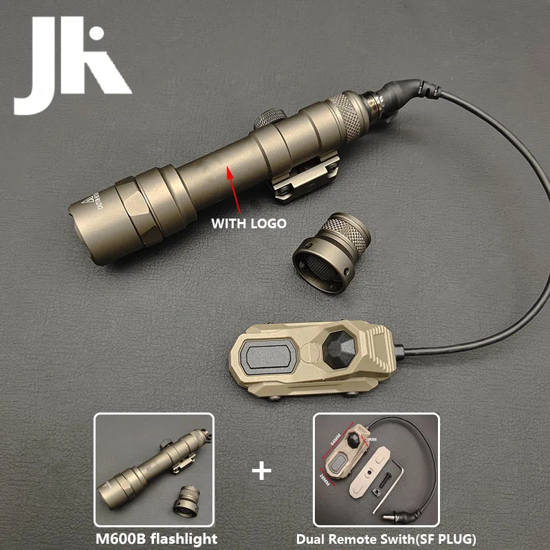 Tactical SF Flashlight M600B M300B Scout Light With Dual Function Pressure Switch Hunting Gun Weapon Light M300 M600 Scout light
Tactical SF Flashlight M600B M300B Scout Light With Dual Function Pressure Switch Hunting Gun Weapon Light M300 M600 Scout light