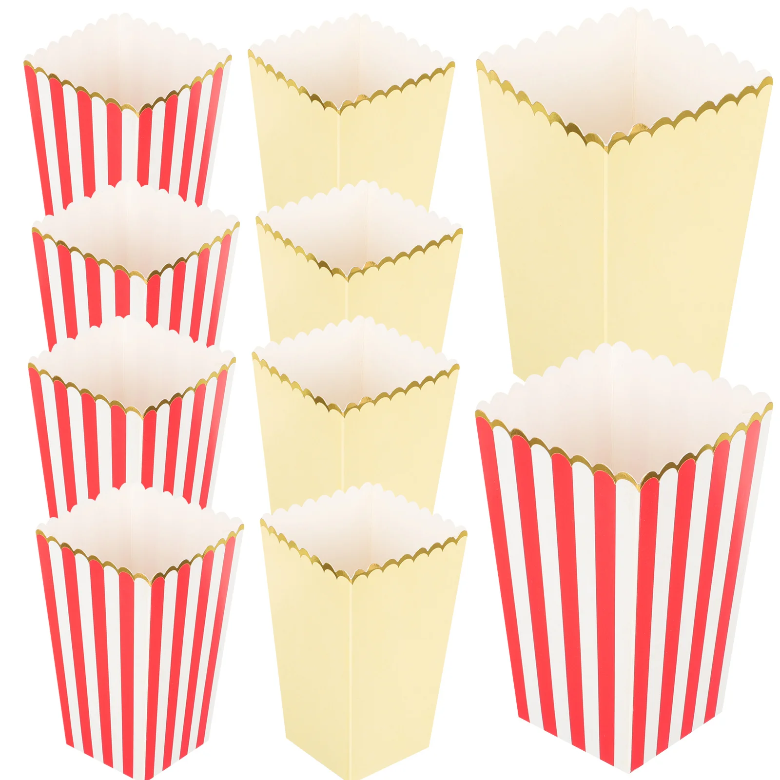 12Pcs Paper Popcorn Boxes Decorative Popcorn Storage Boxes for Party Movie Night Snack Container Favor Party Snack Container 
12Pcs Paper Popcorn Boxes Decorative Popcorn Storage Boxes for Party Movie Night Snack Container Favor Party Snack Container