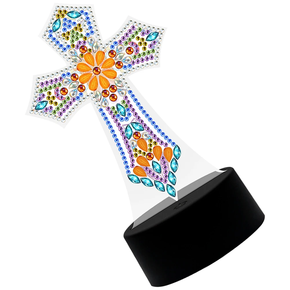 DIY Cross Night Light Small Table Lamp Diamond Art Bedroom Rhinestones Painting Desk Bedside Unique Home Decor
DIY Cross Night Light Small Table Lamp Diamond Art Bedroom Rhinestones Painting Desk Bedside Unique Home Decor