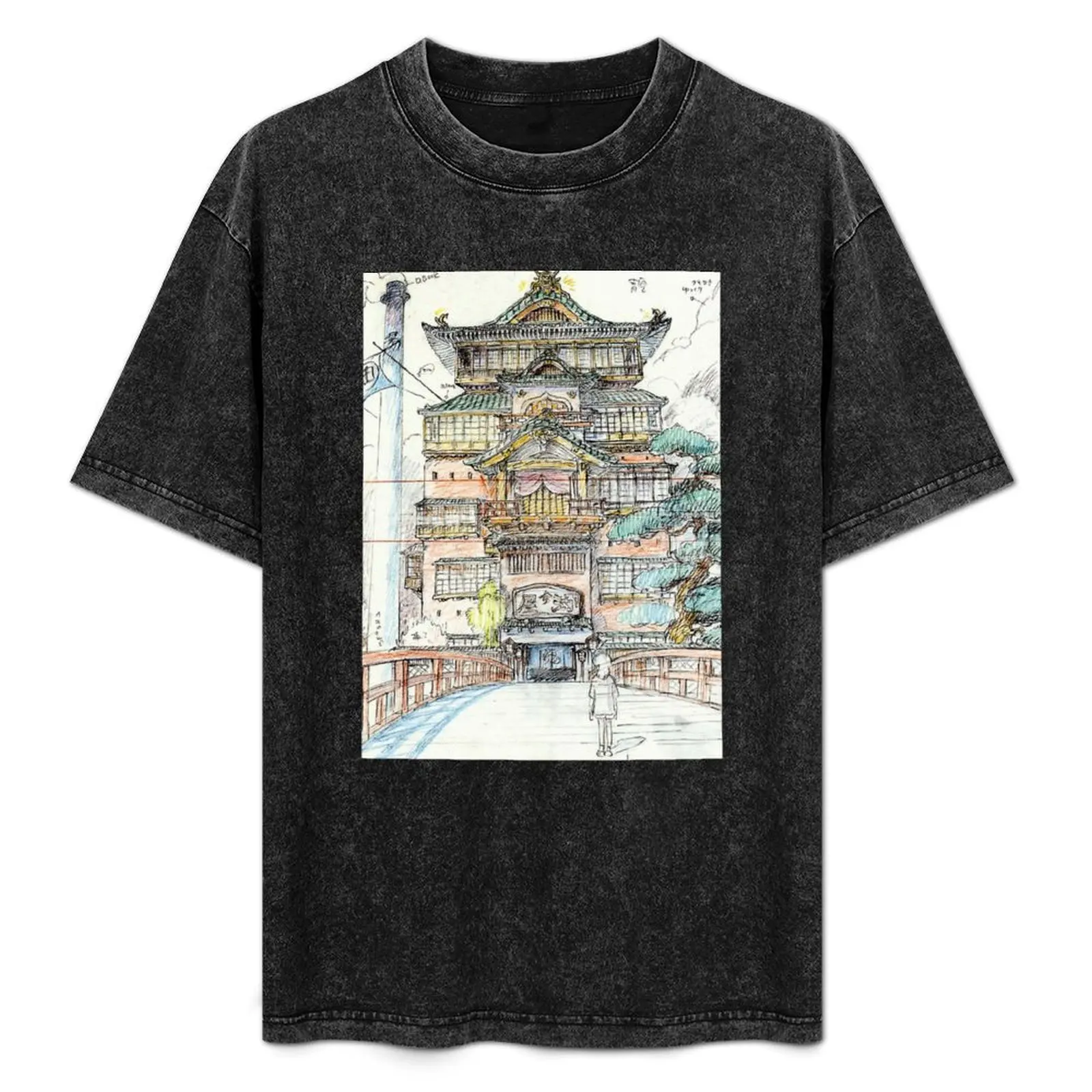Drawing Bathhouse T-Shirt Comfort Stretch Tee Shirt
Drawing Bathhouse T-Shirt Comfort Stretch Tee Shirt