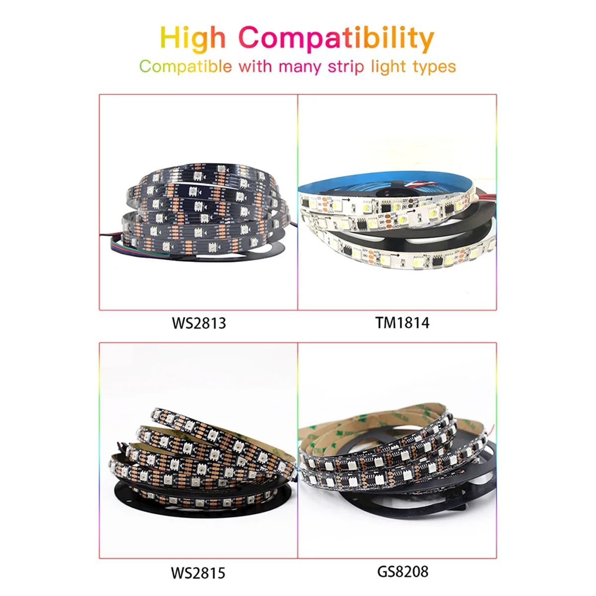ABJG-ESP32 WLED Controller IP65 Waterproof Mic Sound Music Dynamic RGB IC DIY WiFi WS2811 WS2812
ABJG-ESP32 WLED Controller IP65 Waterproof Mic Sound Music Dynamic RGB IC DIY WiFi WS2811 WS2812