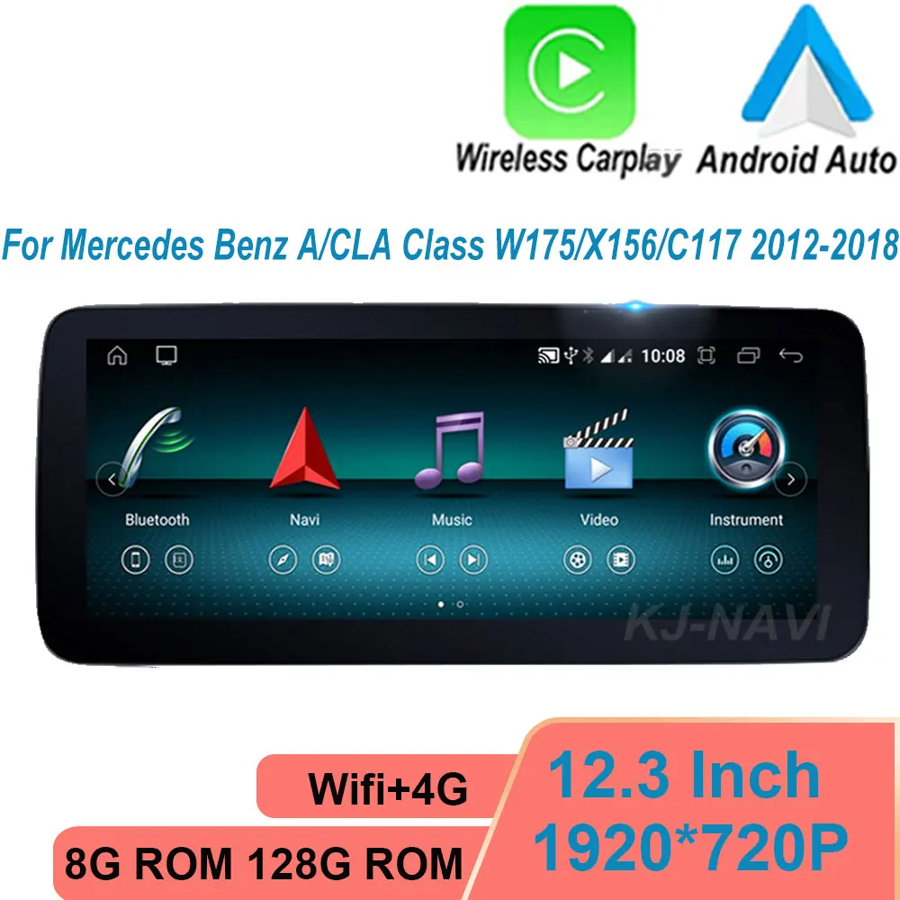 Автомобильный радиоприемник на Android 13, 12,3 дюйма, GPS-навигация для Mercedes Benz A/CLA/GLA Class W175/X156/C117 Carplay 2012-2018, 4G, Wi-Fi
Автомобильный радиоприемник на Android 13, 12,3 дюйма, GPS-навигация для Mercedes Benz A/CLA/GLA Class W175/X156/C117 Carplay 2012-2018, 4G, Wi-Fi