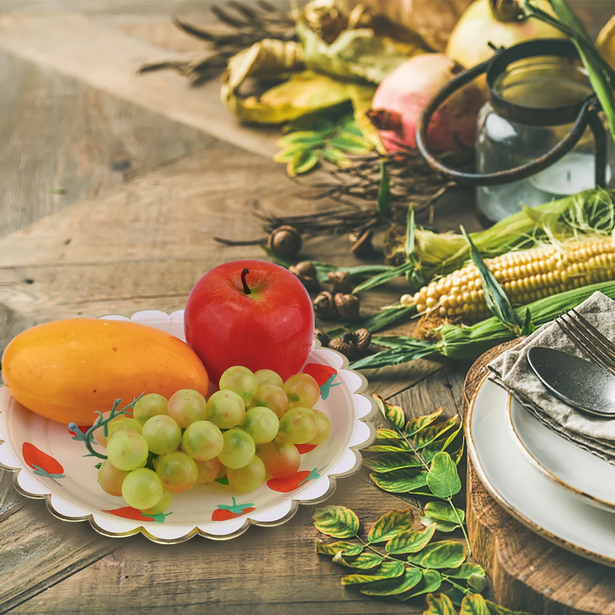 8 Pcs Strawberry Paper Plate Tableware for Party Disposable Tray Birthday Dishes
8 Pcs Strawberry Paper Plate Tableware for Party Disposable Tray Birthday Dishes