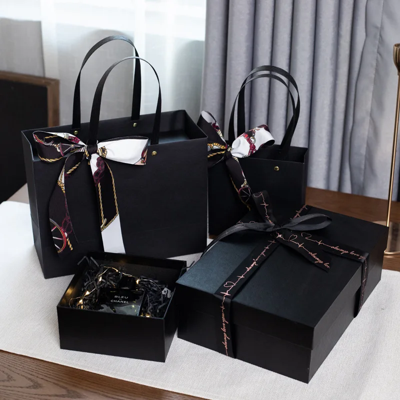 Customized. Black Box Birthday Qixi Box Portable Rectangular Box Tiandigai Box Packaging Empty
Customized. Black Box Birthday Qixi Box Portable Rectangular Box Tiandigai Box Packaging Empty
