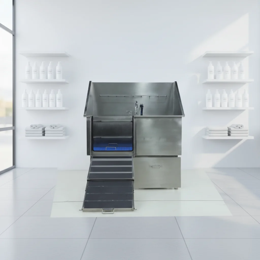 Pet Grooming Products Manufacturer Professional Dog Spa Grooming Bath Stainless Steel Bathing Tub
Pet Grooming Products Manufacturer Professional Dog Spa Grooming Bath Stainless Steel Bathing Tub