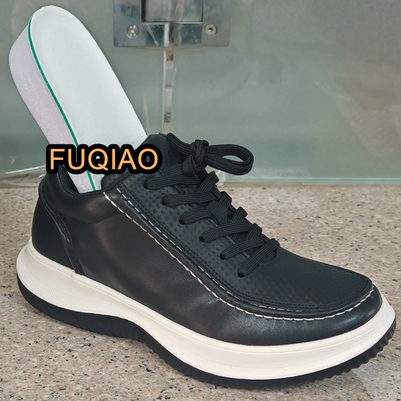 Invisible Height Increasing Shoes Men 7cm Genuine Leather Lightweight Elevator Sneakers Comfortable Soft Sport Casual Shoes
Invisible Height Increasing Shoes Men 7cm Genuine Leather Lightweight Elevator Sneakers Comfortable Soft Sport Casual Shoes