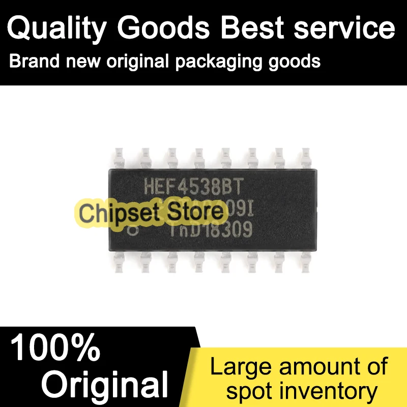 10pcs HEF4538BT653 HEF4538 SOIC 100% Brand new 
10pcs HEF4538BT653 HEF4538 SOIC 100% Brand new