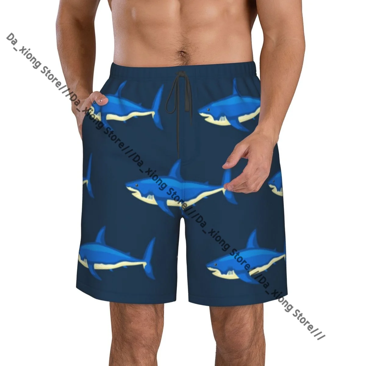 Mens Swimwear Swim Short Trunk Shark On Dark Blue Background Beach Board Shorts Swimming Surffing shorts
Mens Swimwear Swim Short Trunk Shark On Dark Blue Background Beach Board Shorts Swimming Surffing shorts