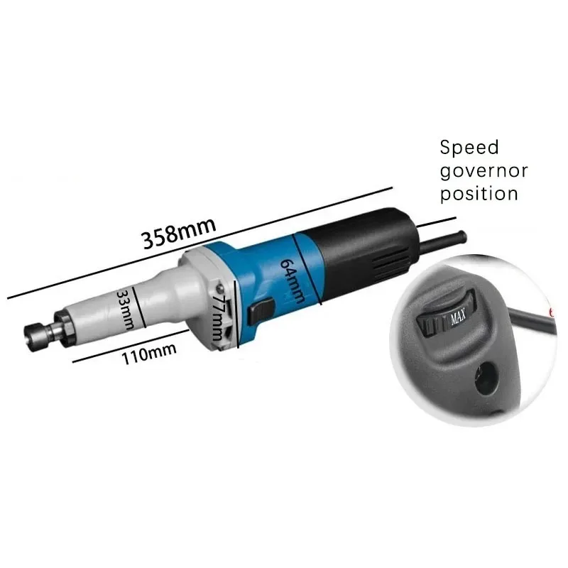 750W Six Speed Adjustable Grinding Pen S1J-FF06-25 Electric Grinding Machine Linear Grinding Machine Inner Hole Machine
750W Six Speed Adjustable Grinding Pen S1J-FF06-25 Electric Grinding Machine Linear Grinding Machine Inner Hole Machine